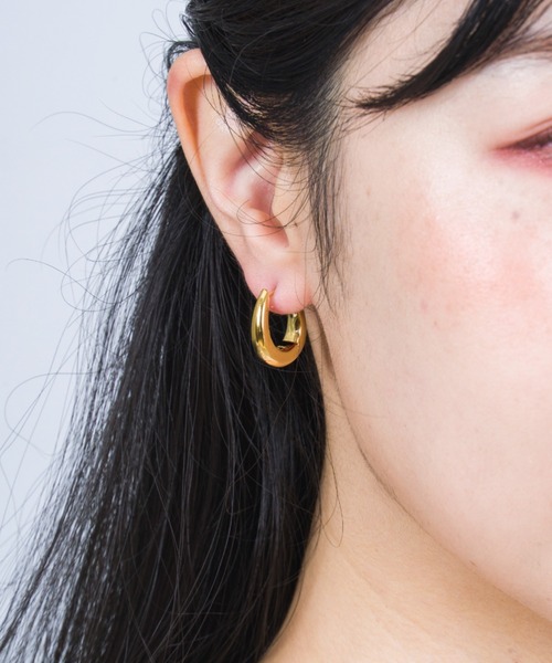 TOMWOOD】Liz Hoop Gold リズフープ ゴールド ピアス ユニセックス