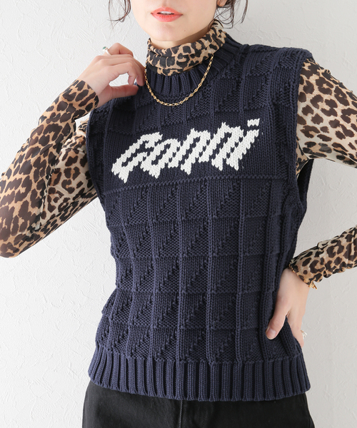 GANNI（ガニー）の「【GANNI / ガニー】Cotton Rope Vest：ニット