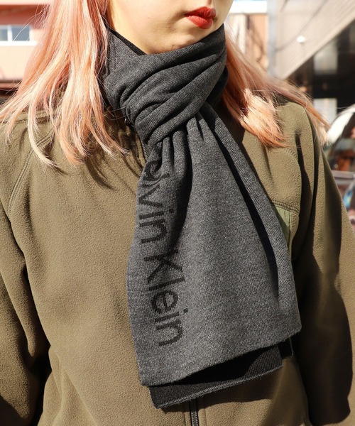 Calvin Klein/カルバンクライン SIDE CALVIN KLEINSCARF マフラー