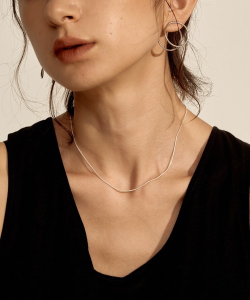 novice】Simple Narrow Necklace［Silver925］（ネックレス）｜novice
