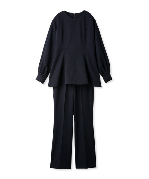 Mila Owen（ミラオーウェン）の「ペプラムトップスシガレットパンツSET