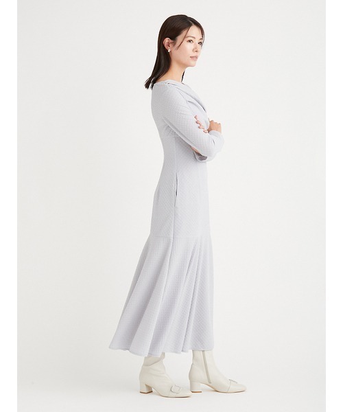 CELFORD（セルフォード）の「マテリアルカシュクールワンピース