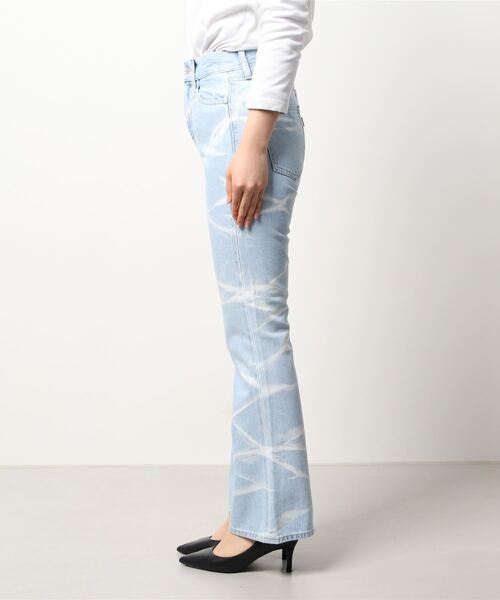 LAGUA GEM（ラグアジェム）の「BLURRED FLARE DENIM（デニムパンツ