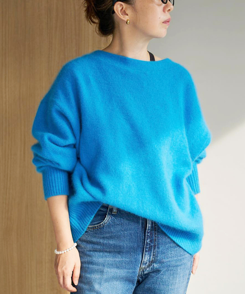 plage（プラージュ）の「Cashmere Mix Fur カーディガン（カーディガン