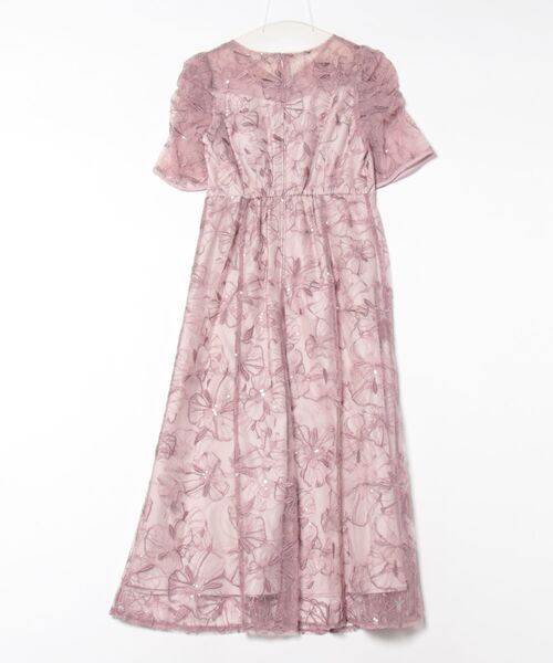 スパンコール刺繍レース ワンピースドレス | 【公式】form forma