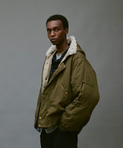 soerte（ソエルテ）の「Sleeve deformation N-2b flight jacket