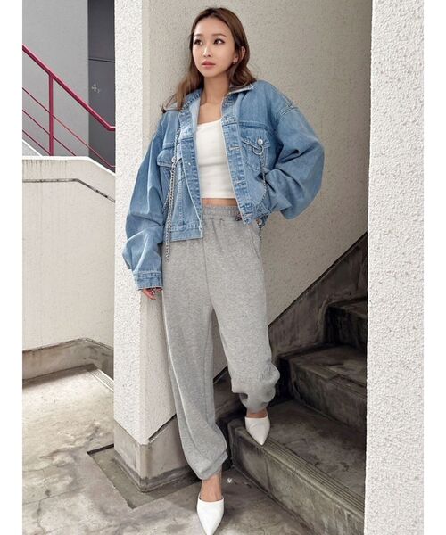 GYDA（ジェイダ）の「【倖田來未コラボ】BACK EMBOSSデニムGジャン