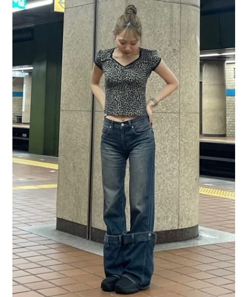 セール】LEG COVER DESIGN デニム（デニムパンツ）｜LAGUA GEM