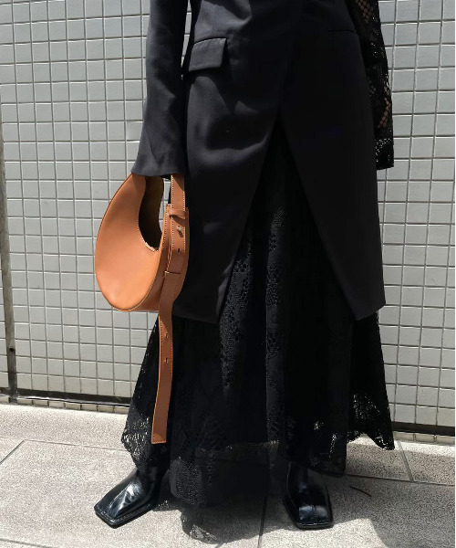 Ameri（アメリ）の「UND SUIT DOCKING LACE DRESS（ワンピース）」 - WEAR