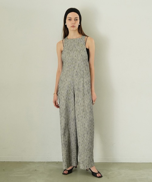 CLANE（クラネ）の「COCOON SALOPETTE PANTS（サロペット