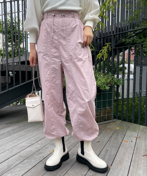 WEGO（ウィゴー）の「WEGO/ドローコードナイロンパンツ（カーゴパンツ