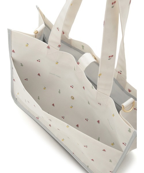 gelato pique（ジェラートピケ）の「ちびフルーツ柄ママバッグ