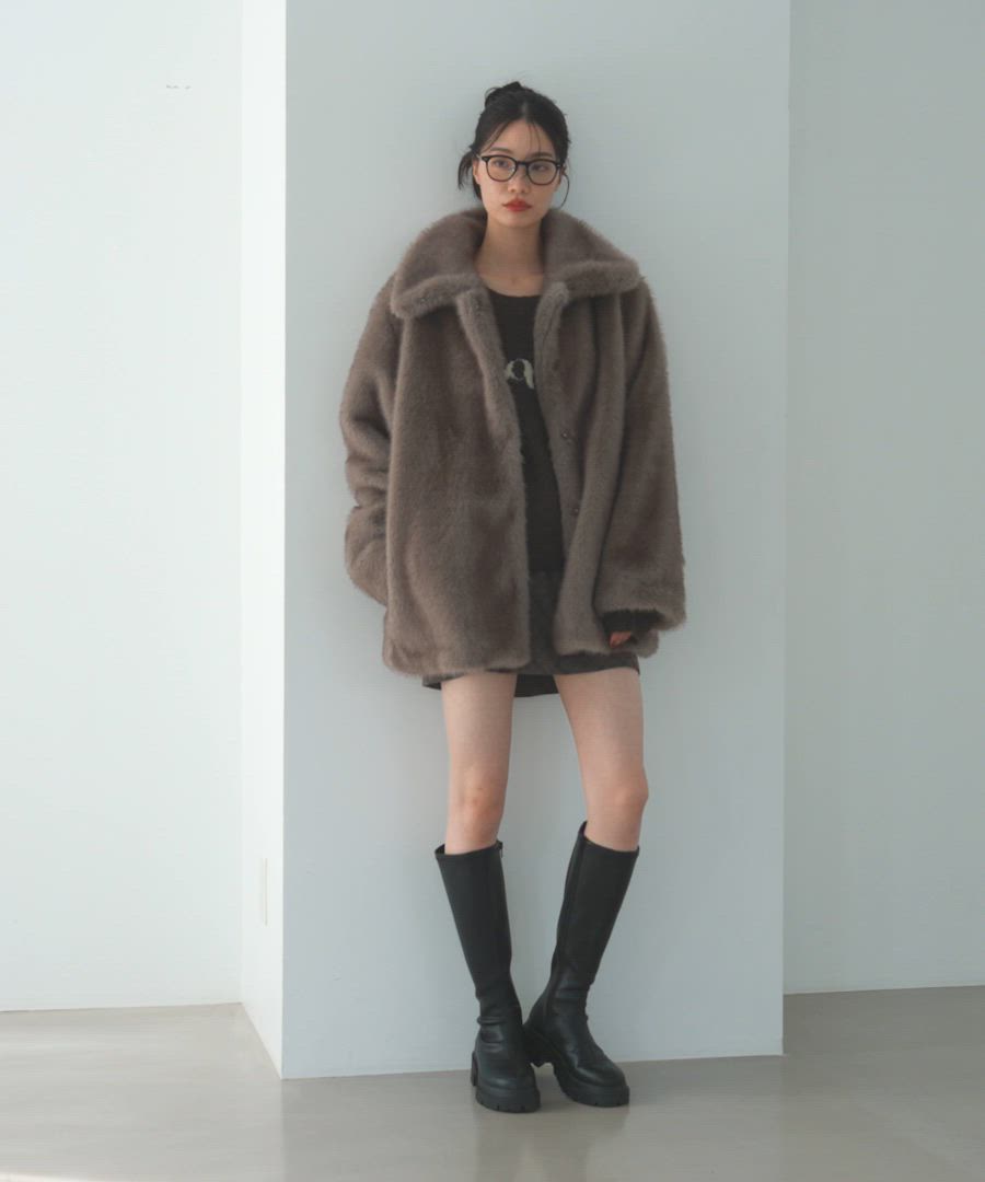 セール】MIXファーミドルジャケット 604695（その他アウター