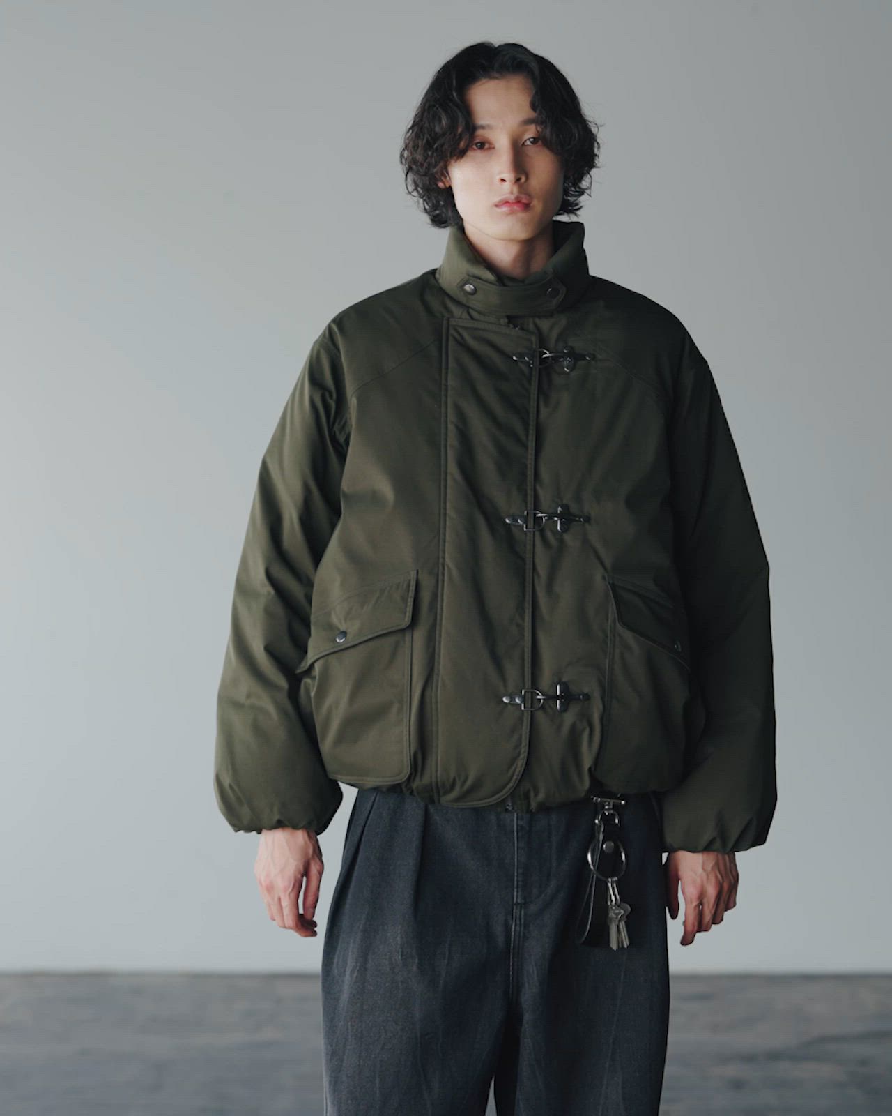 ファイヤーマン ボリューム 中綿ブルゾン（700フィルパワー）（ダウン