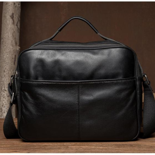 大容量2wayビジネスバッグ 本革メッセンジャーバッグ 男性牛革