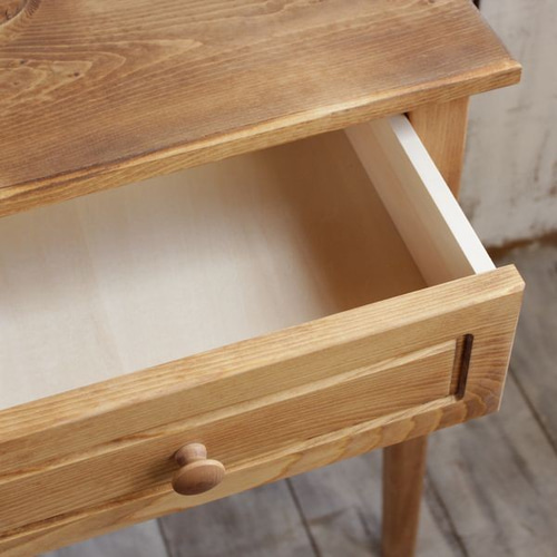 サイド テーブル w56cm パイン ワイド 無垢材 おしゃれ 北欧 木製 収納