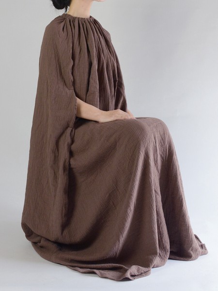 よもぎ蒸しマント【天然素材】日本製 綿100％ コットンダブルガーゼ