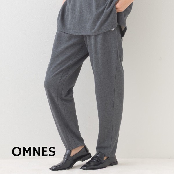 テック裏毛タックスウェットテーパードパンツ 裏毛スウェット