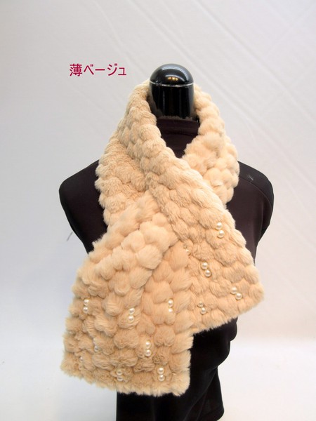 2025秋冬新作）マフラー ハート型フェイクファーマフラーの商品ページ