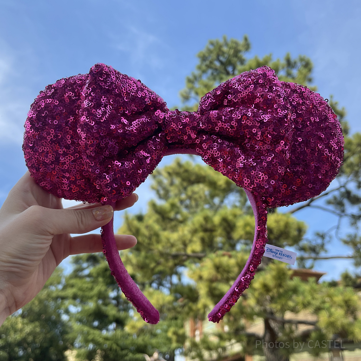 ミニースパンコールカチューシャ（ローズピンク）| キャステル