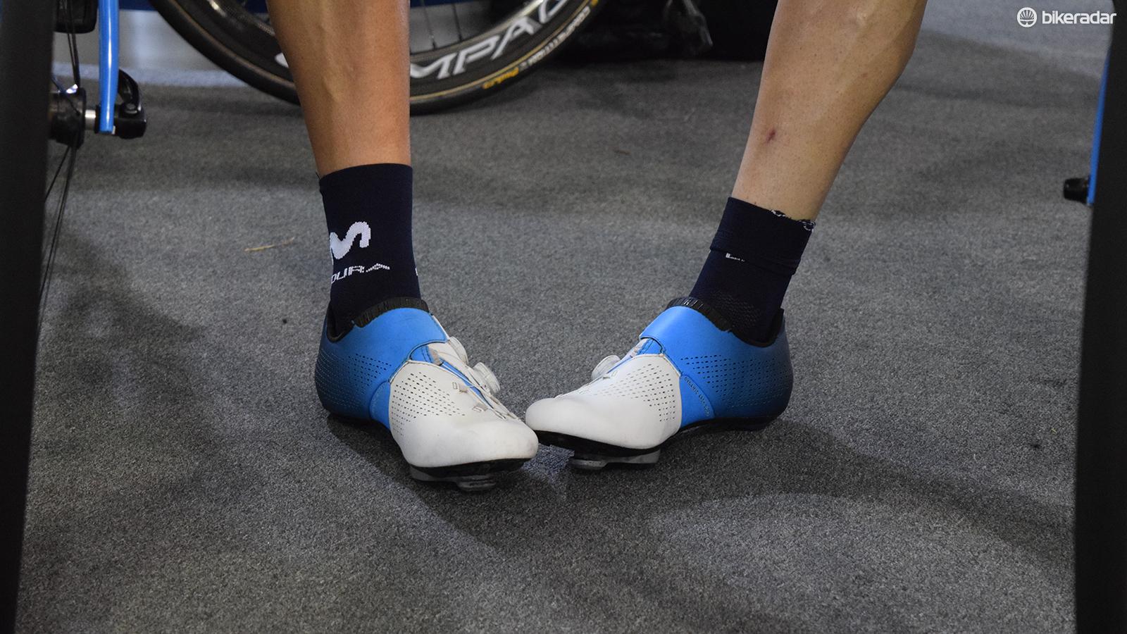 We get a first look at Fizik's Infinito R1 Movistar Team Edition