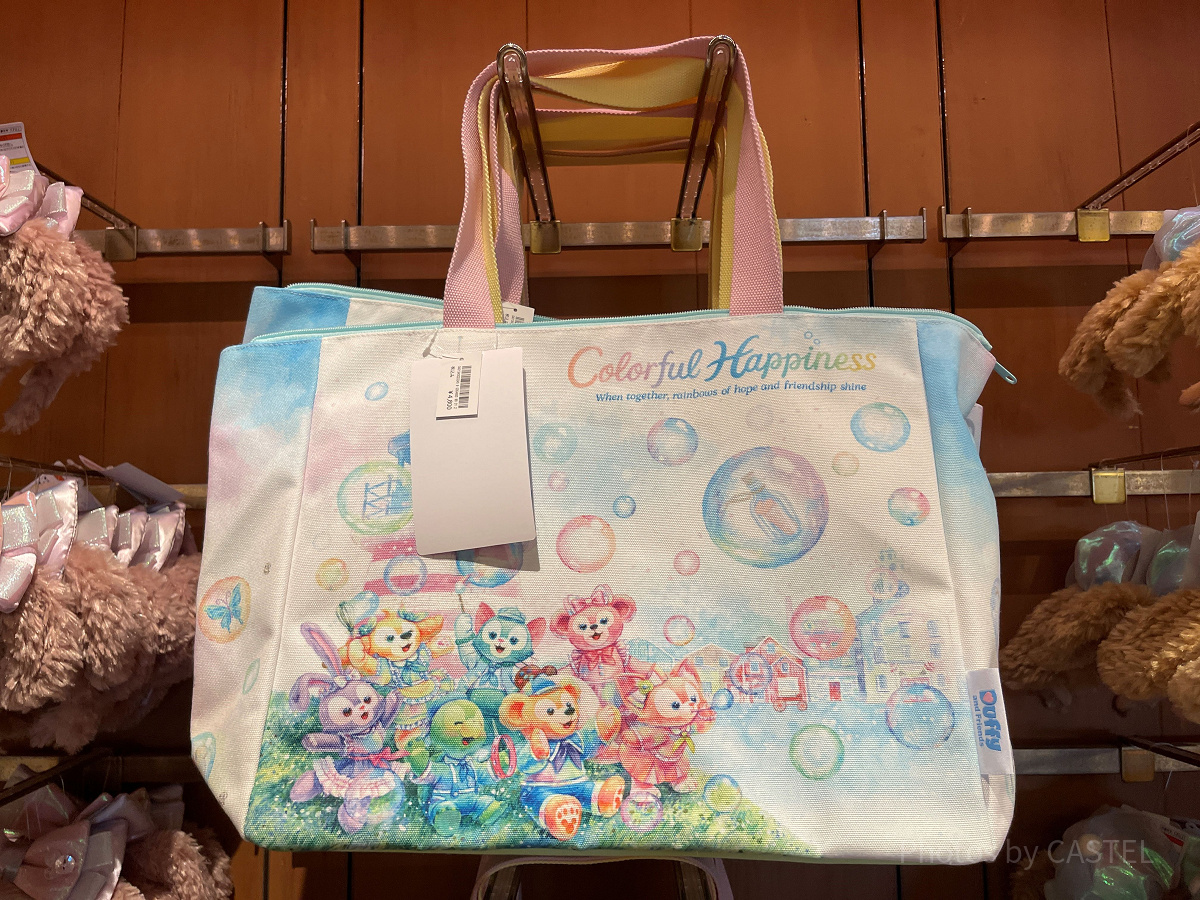 トートバッグ(ダッフィー20周年カラフルハピネスグッズ)| キャステル