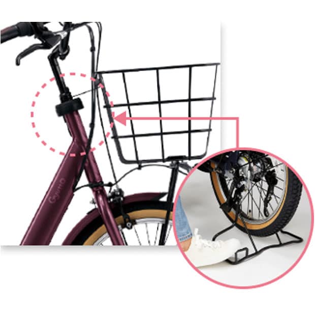 ギュット・アニーズ・DX「BE-FAD032」20インチ 3人乗り対応 電動自転車 -25