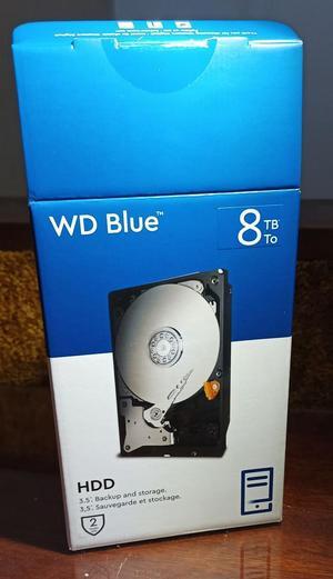 WD Blue 8TB Desktop Hard Disk Drive - 5640 RPM SATA 6Gb/s 256MB