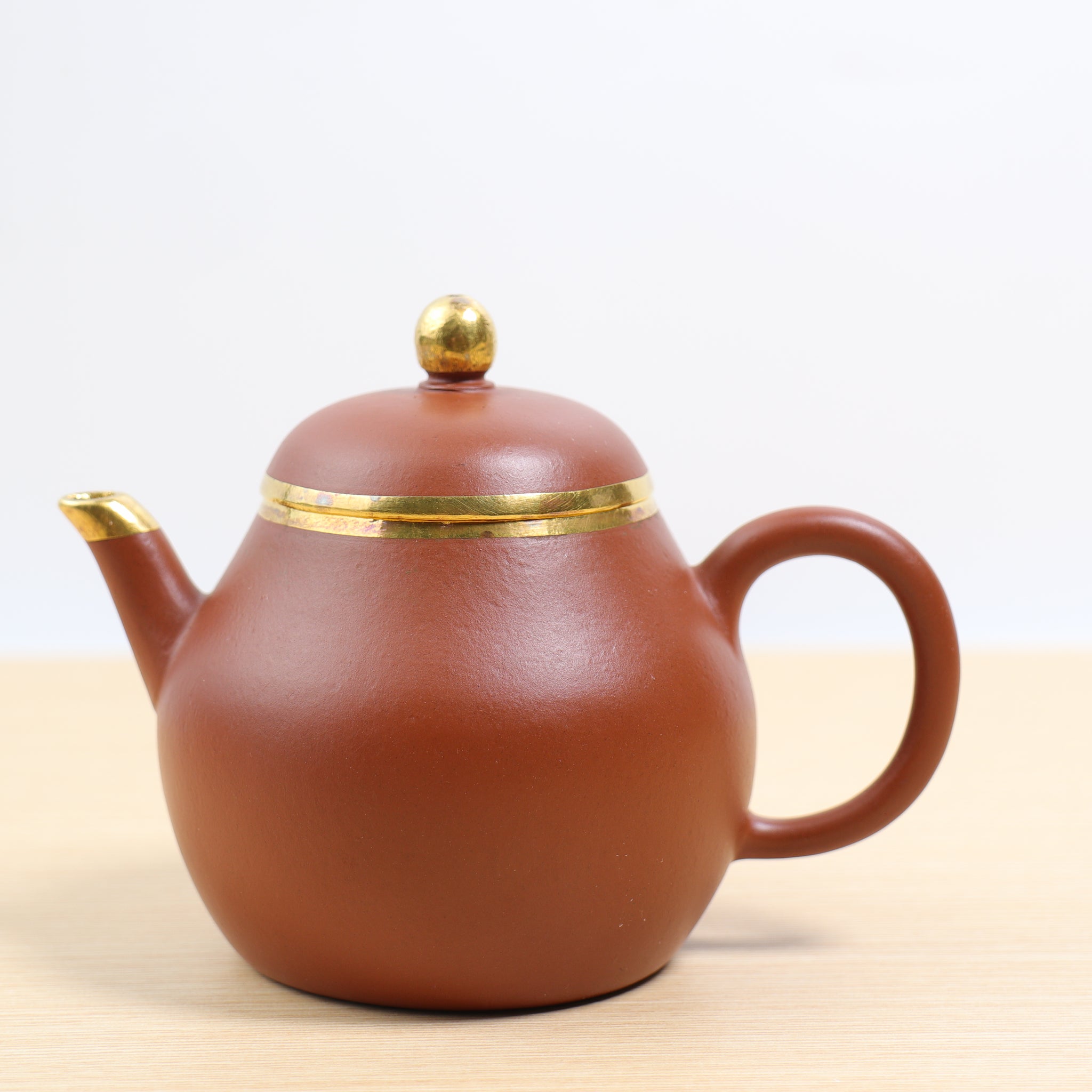 中国美術 三山半落青天外 孟臣製款 紫砂茶壷 朱泥