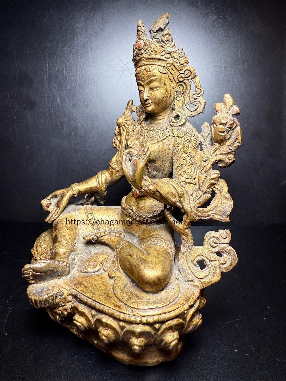 チベット密教・グリーンターラ（ドルマ・ジャン）緑度母・多羅菩薩