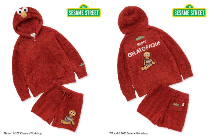 セサミストリート」×「gelato pique」コラボレーションルームウェアが