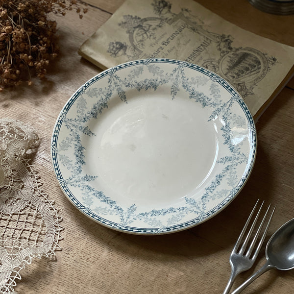 クレイユモントロー窯『MIGNON』（直径23cm） フランスアンティーク