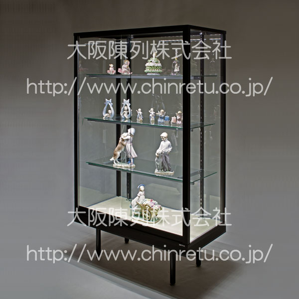 リヤドロやマイセン等のポーセリンに最適なコレクションケース／ガラス