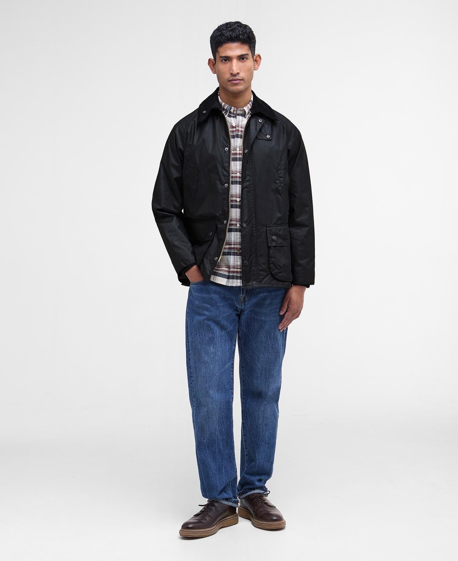 Barbour - Bedale® Waxed Jacket in Classic Black – City Workshop