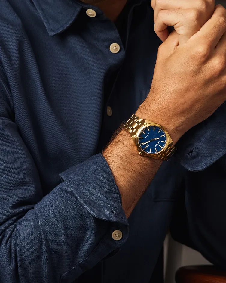 Peyten Blue Dial Stainless Steel Bracelet BM7532-54L | CITIZEN