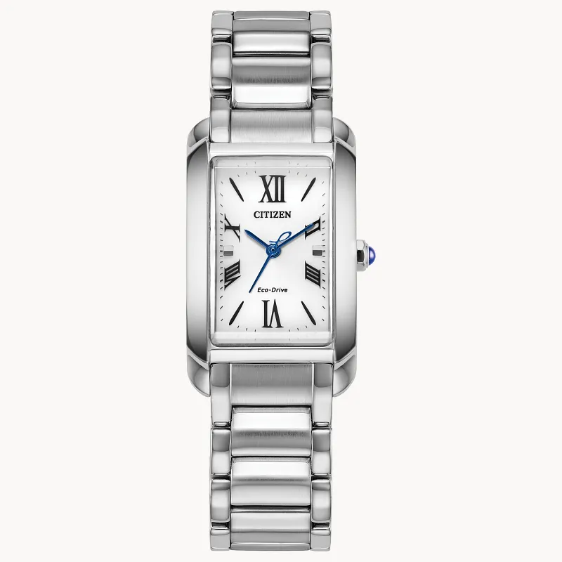 Citizen L Bianca White Dial Stainless Steel Bracelet EW5620-55A