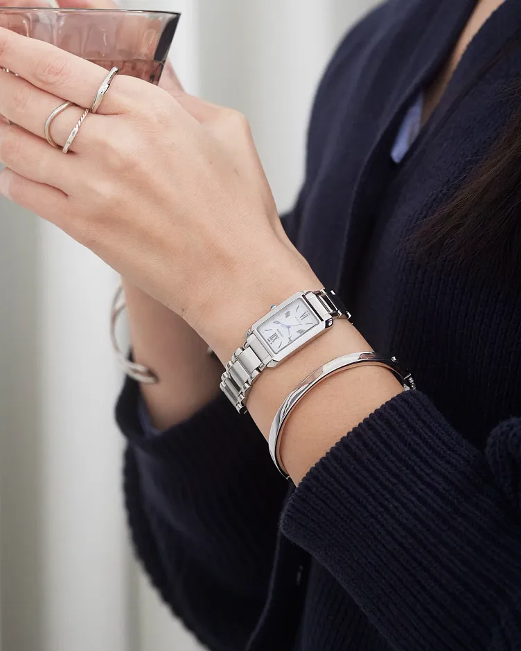 Citizen L Bianca White Dial Stainless Steel Bracelet EW5620-55A