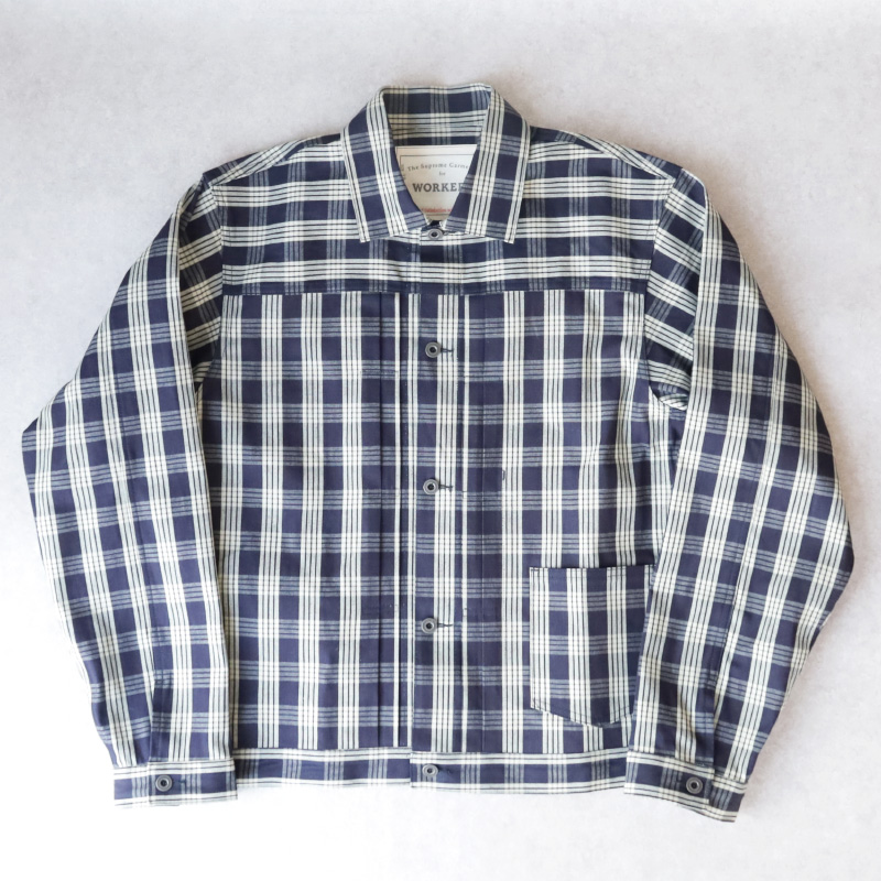 WORKERS Lot.213 Indigo Plaid – by CITRON
