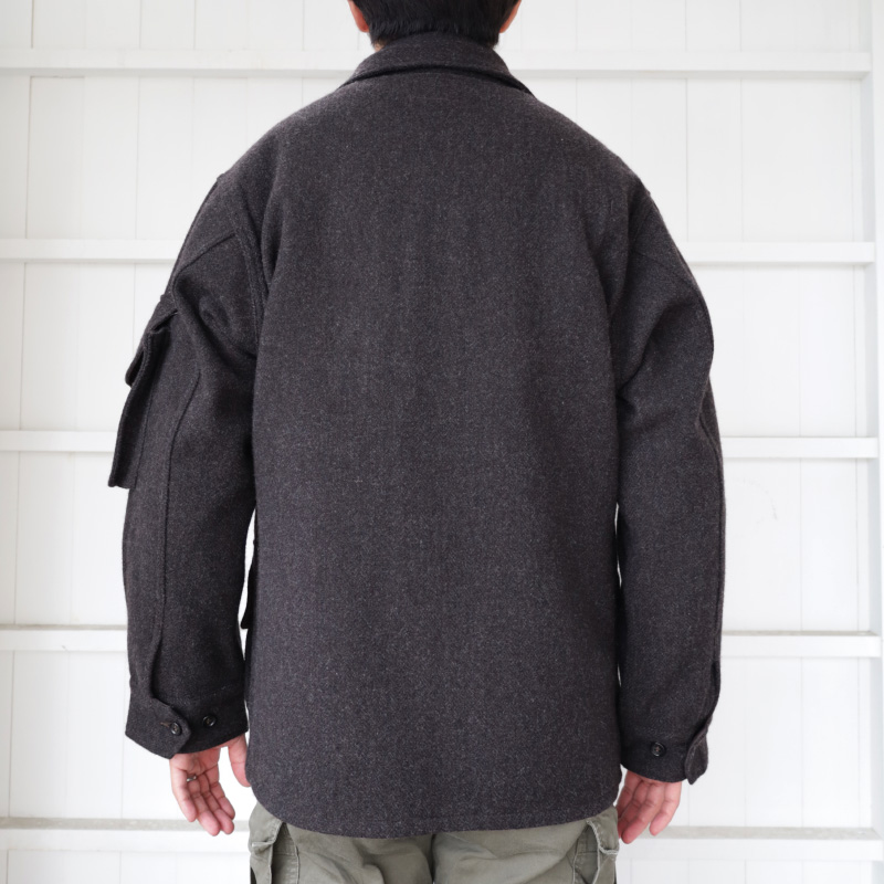 WORKERS W&G Jacket, Dark Brown Herringbone Tweed – by CITRON