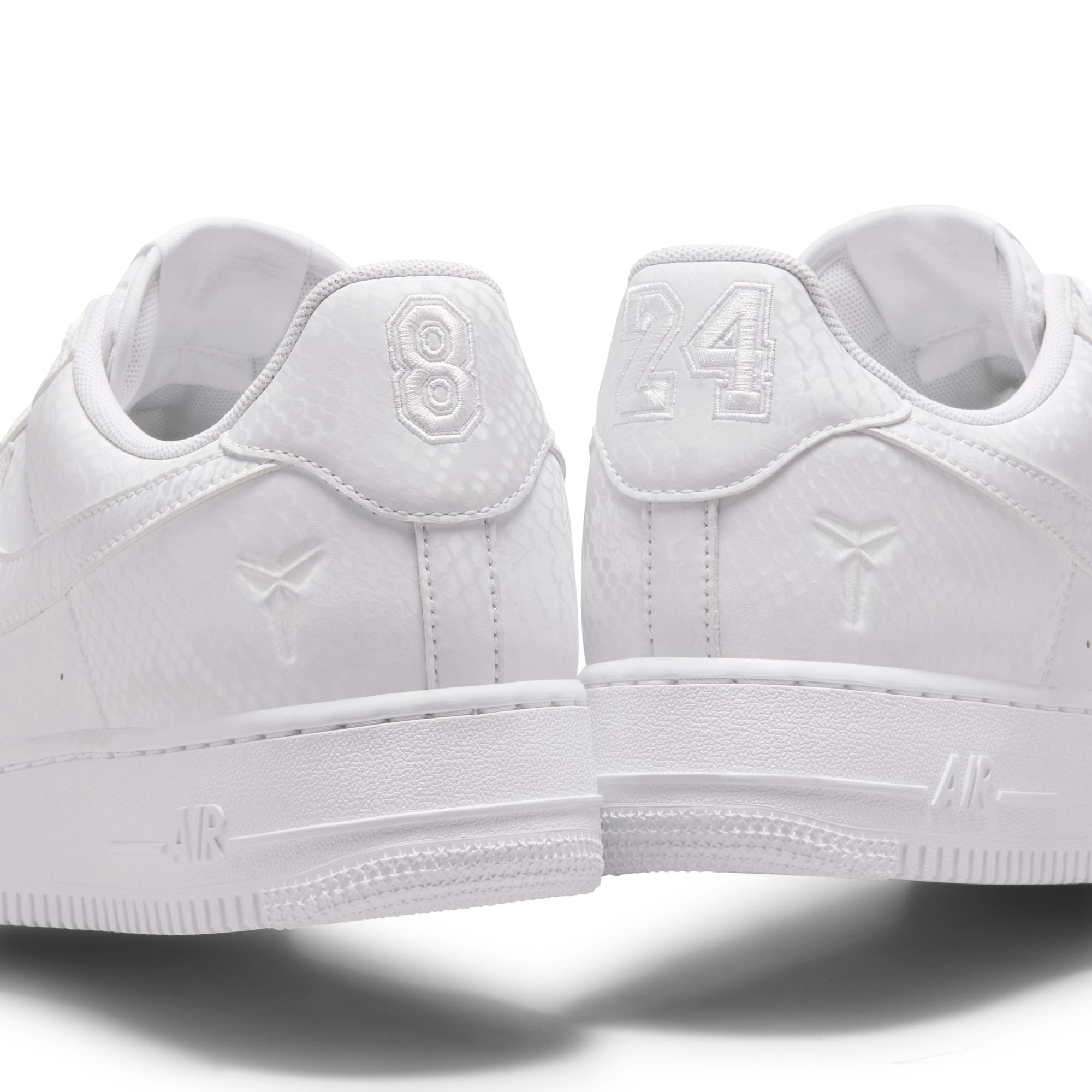 Men's Kobe Air Force 1 Low - WHITE/WHITE