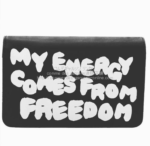 コムデギャルソン・メッセージ・プリント・ウォレット（財布・MY