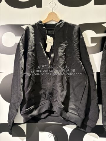 コムデギャルソン限定 CDG ZIPブルゾン-ポリエステル縮絨