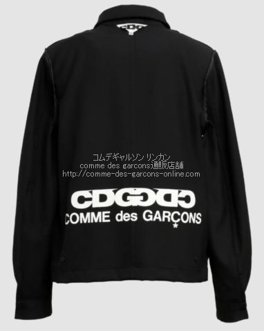 コムデギャルソンCDG ウールギャバジン ZIPブルゾン-コムデギャルソン
