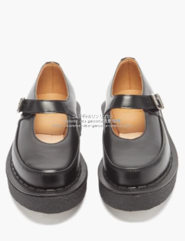 コムデギャルソン ガール George Cox レザーメリージェーンシューズ