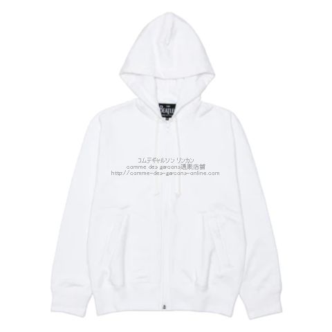 コムデギャルソン ビートルズ ロゴ・パーカー-フーディー-白-2022AW