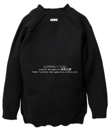 CDGカーディガン-アウトサイドシーム ロングバック| コムデギャルソン