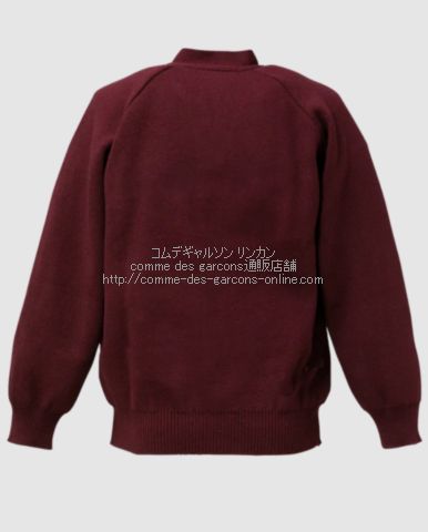 CDG コムデギャルソン CDGパッチ Vネック スクール カーディガン