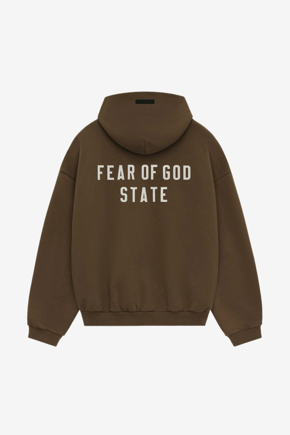 Fear Of God ESSENTIALS Heavy Fleece Full Zip Hoodie (Brown