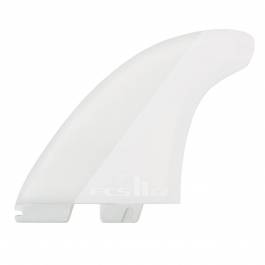 Buy the FCS Mick Fanning Twin + 1 XL White Fins Online Now
