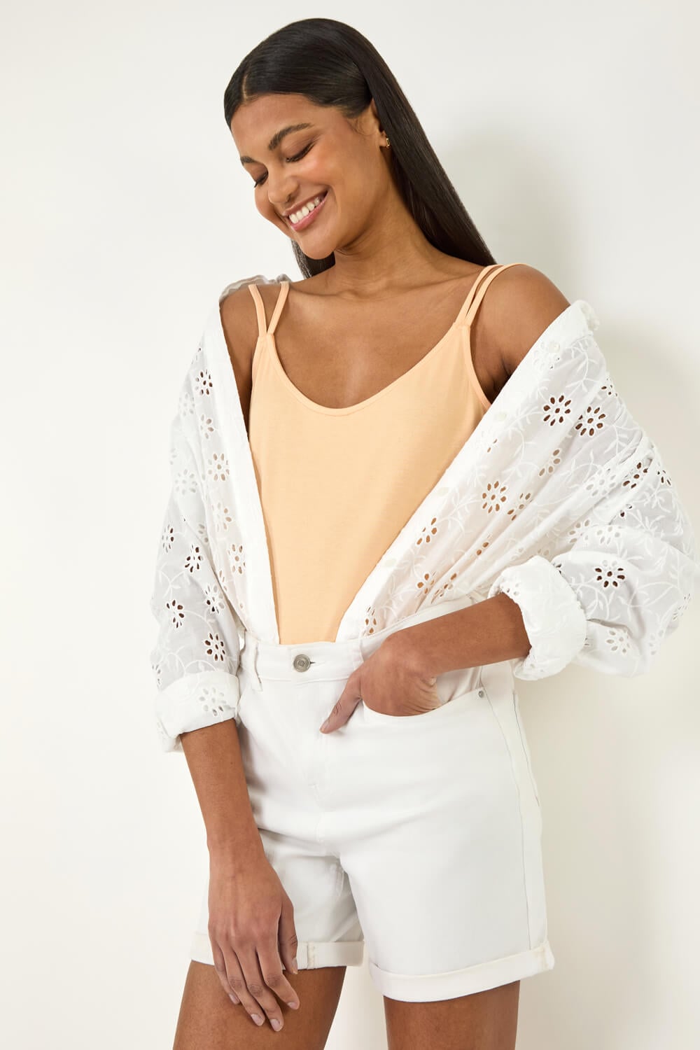 グラフペーパー Military Cloth Two Tucks Double Cloth Peach